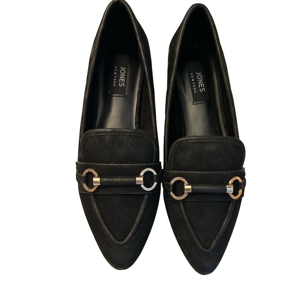Jones New York Black Pointy Toe Shoes Size 6.5 NWOT